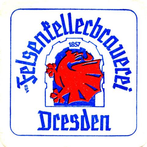 dresden dd-sn felsen quad 1a (185-veb felsenkellerbrauerei-blaurot)